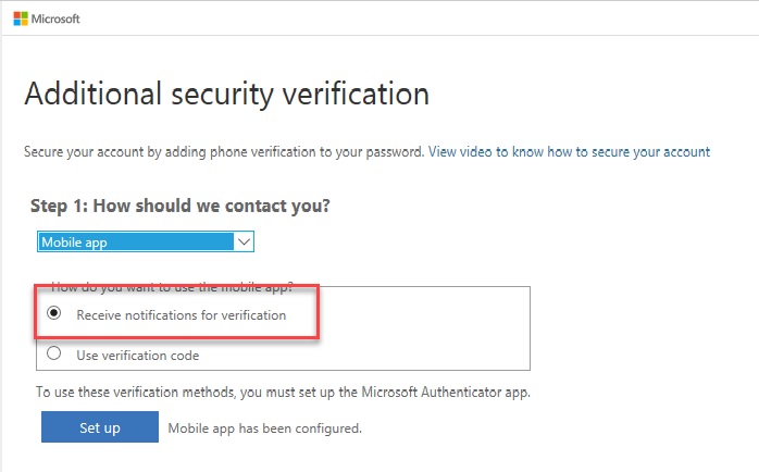 Office 365 Multi-Factor Authentication (MFA) []